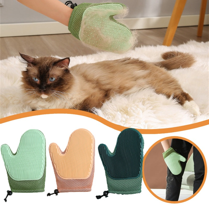 PattesZen™ Pet Grooming Glove | Shedding & Massage Mitt