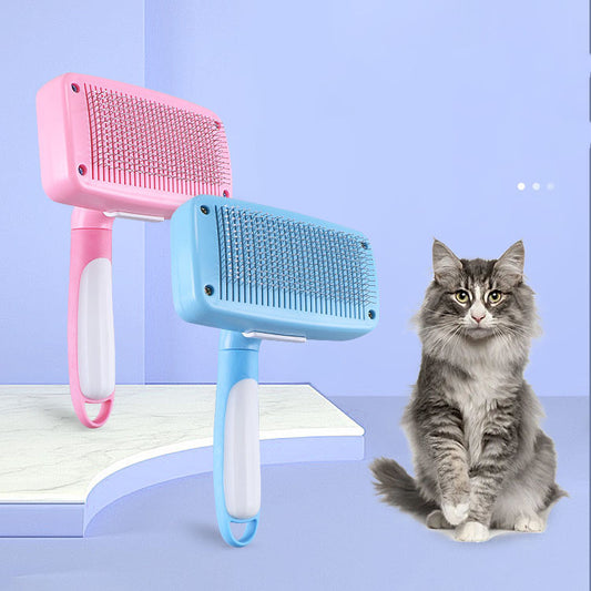 PattesZen™ Self-Cleaning Slicker Brush for Dogs & Cats
